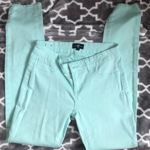 Teal-Green Skinny Jeans from Old Navy